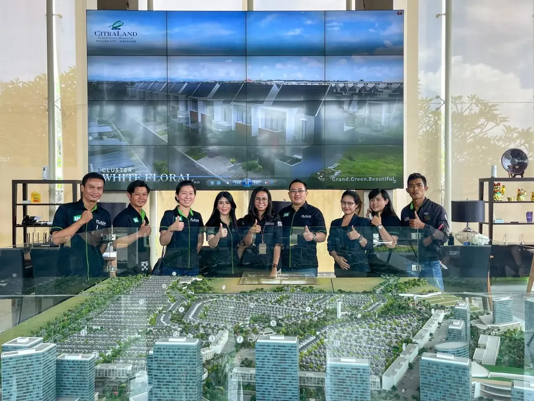 Tim Plaza Property bersama Citraland Tallasa City Makassar